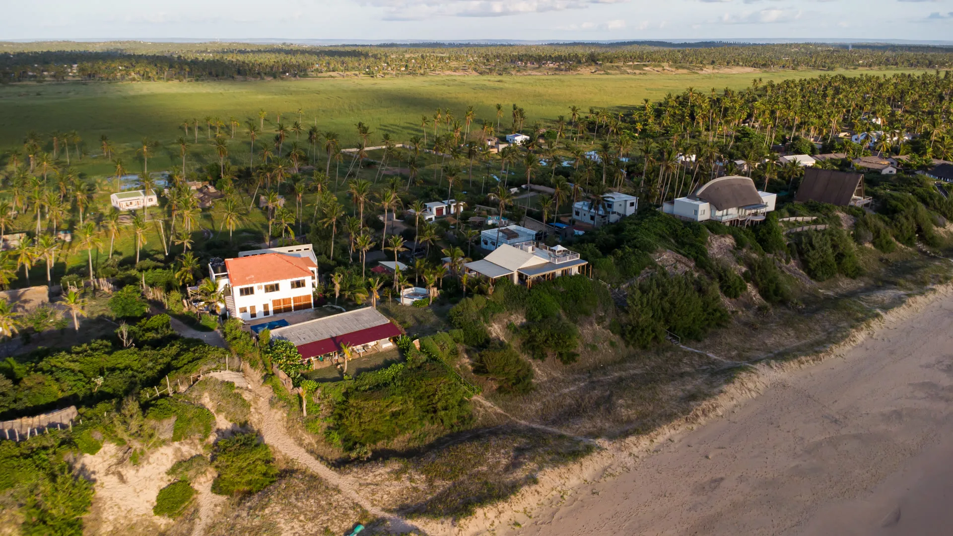 Vila Maresias from above, Mozambique